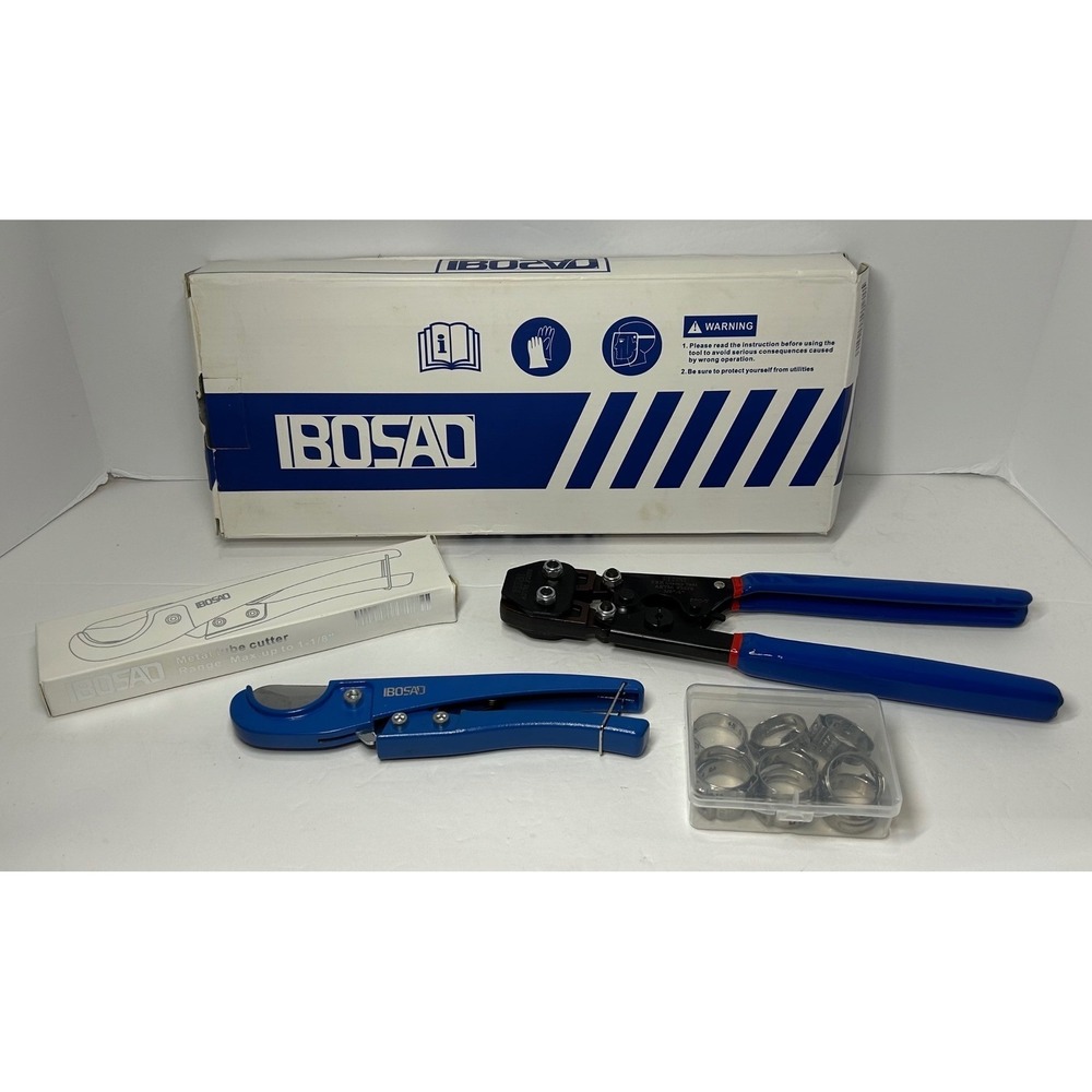 IBOSAD PEX Cinch Clamp Tool Kit All in One Pipe Cutter and Rings